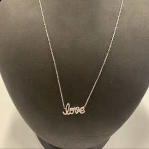 NWT: Giani Bernini love pendant necklace